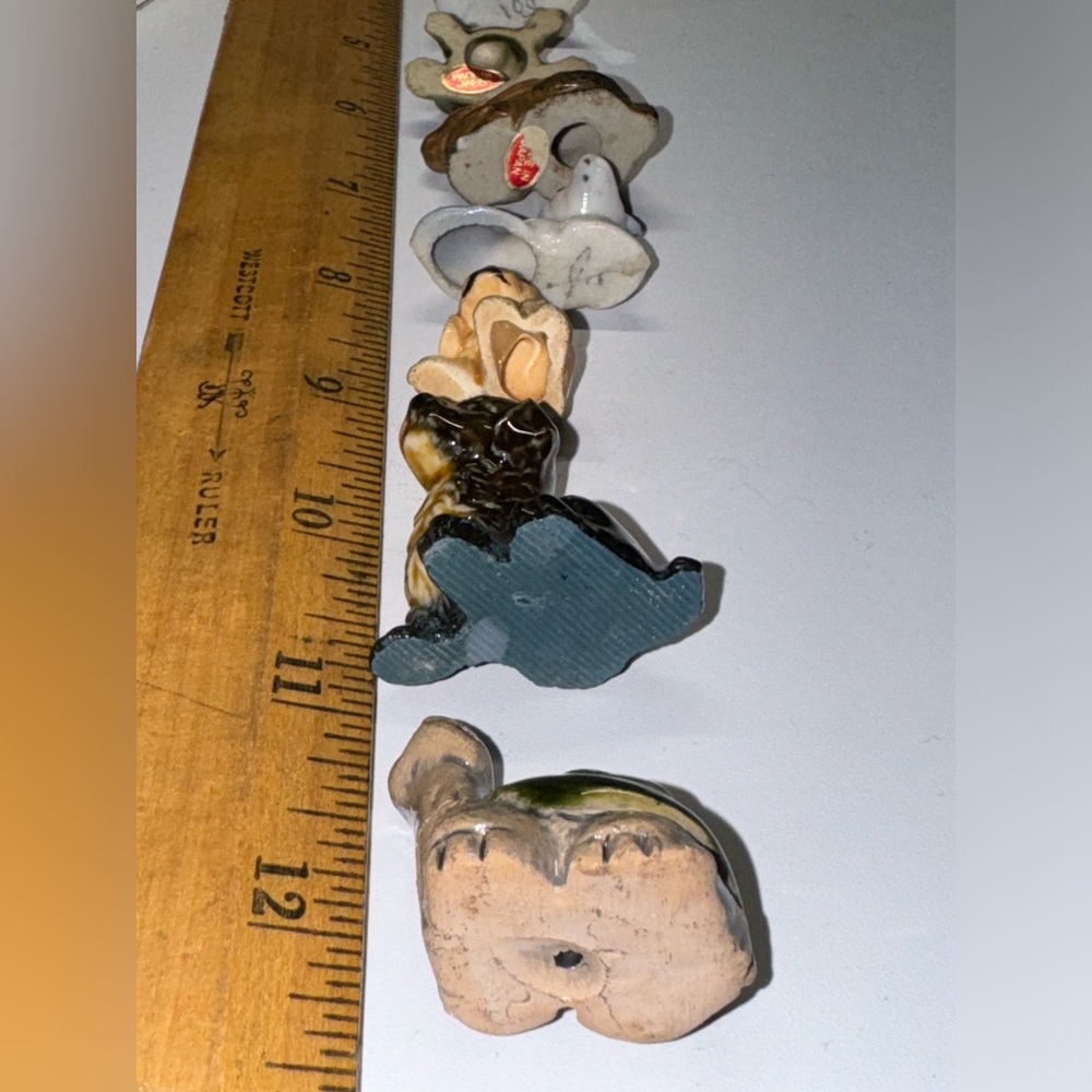 Lot of Miniature Figurines Frog Dog Turtle Polar Bear Animals Lamb Goat & Rabbit - Picture 7 of 16